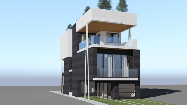 exterior concepts for 5 whitaker - Real Home Developments, toronto premier custom builder of modern luxury real estate, houses
