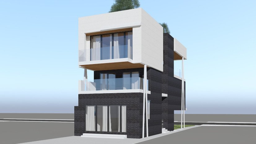exterior concepts for 5 whitaker - Real Home Developments, toronto premier custom builder of modern luxury real estate, houses